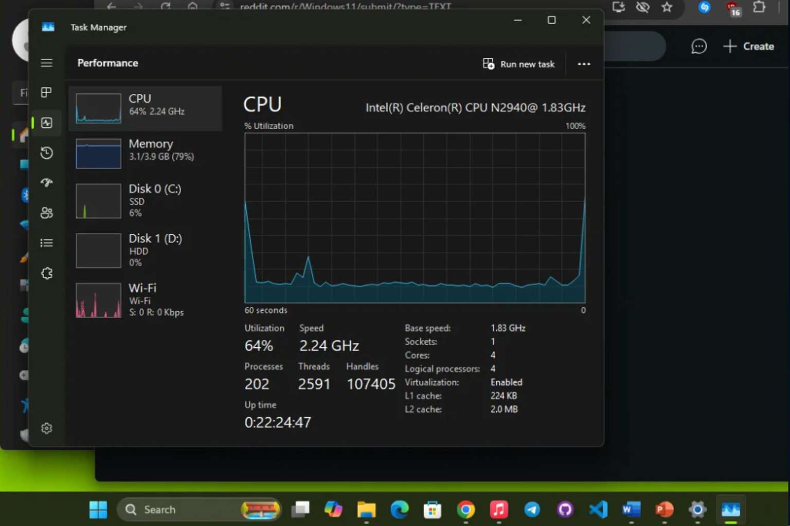 Windows 11 24H2 Celeron