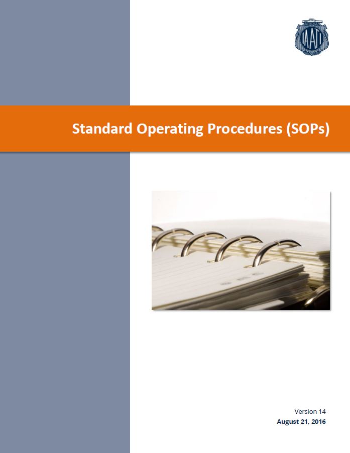 Cover image of SOPs document
